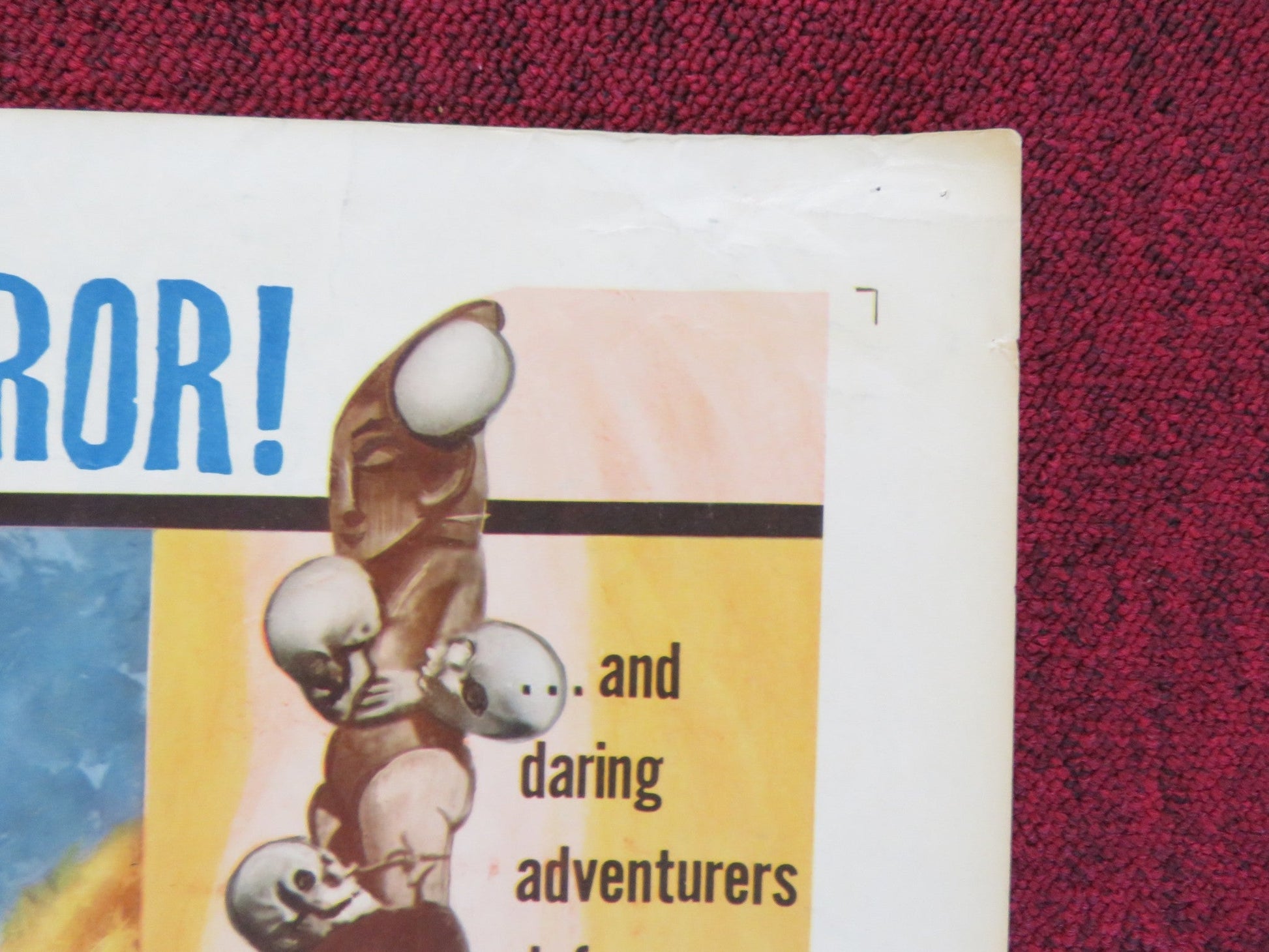 DRUMS OF AFRICA US HALF SHEET (22"x 28") POSTER FRANKIE AVALON HARTLEY 1963 Rendezvous Cinema Movie posters