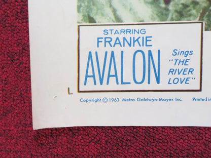 DRUMS OF AFRICA US HALF SHEET (22"x 28") POSTER FRANKIE AVALON HARTLEY 1963 Rendezvous Cinema Movie posters