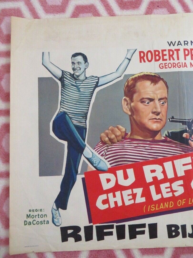 DU RIFIFI CHEZ LES GRECS/ ISLAND OF LOVE BELGIUM (15"x 22") POSTER 1963 Movie posters