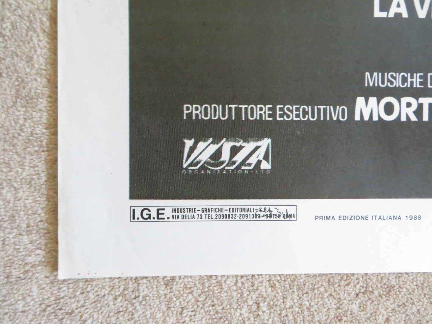 DUDES ITALIAN 2 FOGLIO POSTER JON CRYER FLEA 1987 Rendezvous Cinema Movie posters