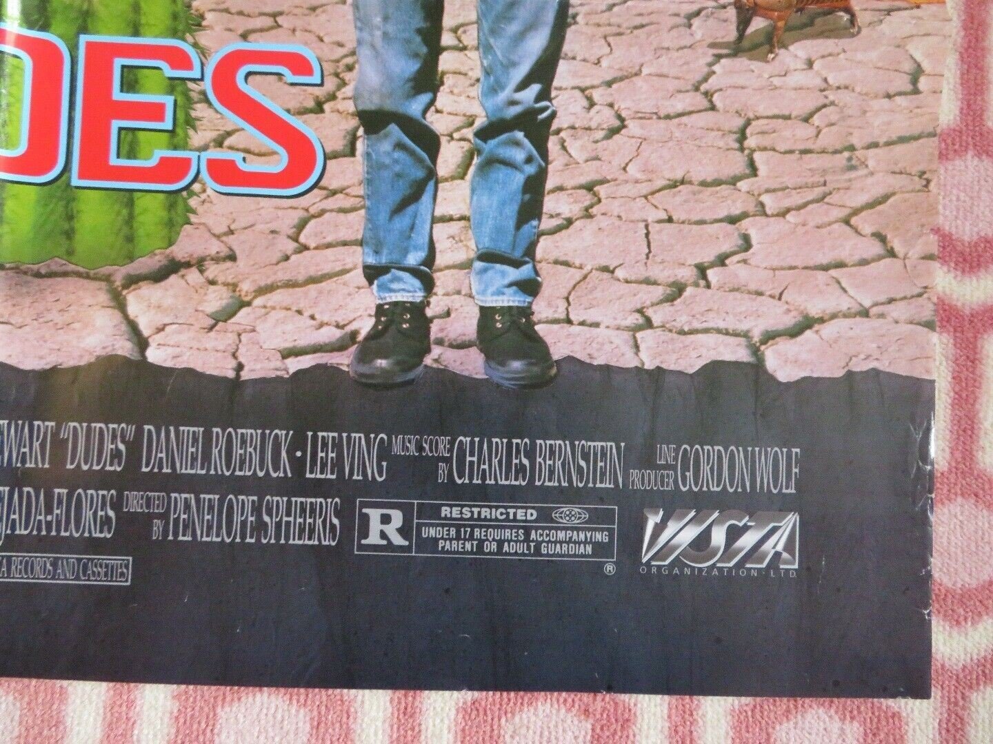 DUDES US ONE SHEET POSTER JON CRYER CATHERINE MARY STEWART 1987 Movie posters