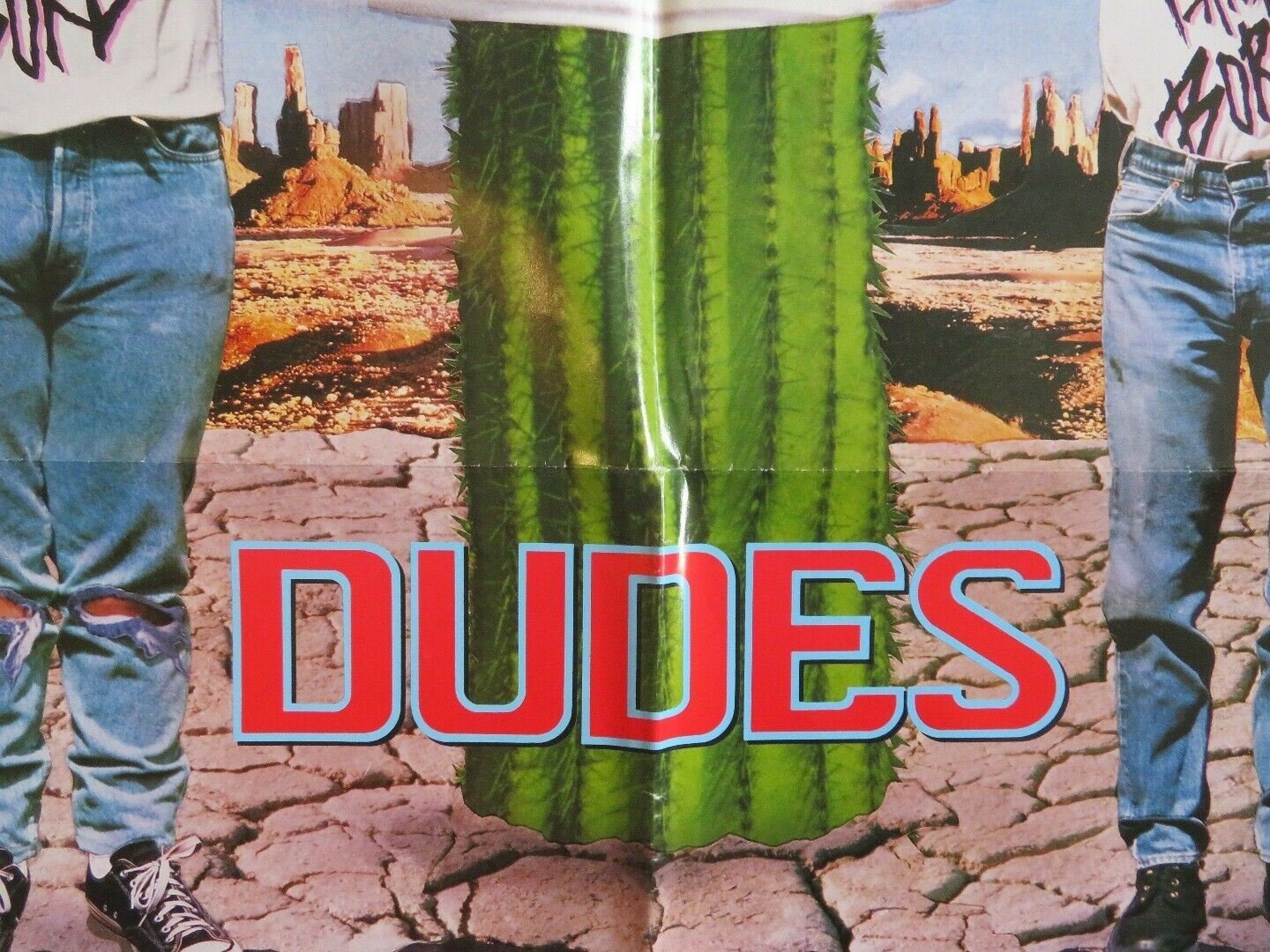 DUDES US ONE SHEET POSTER JON CRYER CATHERINE MARY STEWART 1987 Movie posters