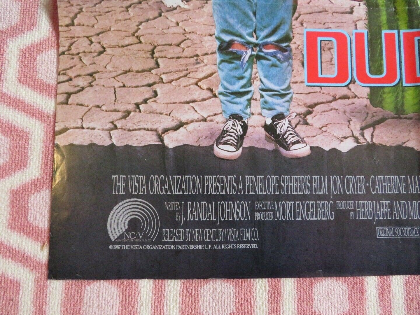 DUDES US ONE SHEET POSTER JON CRYER CATHERINE MARY STEWART 1987 Movie posters