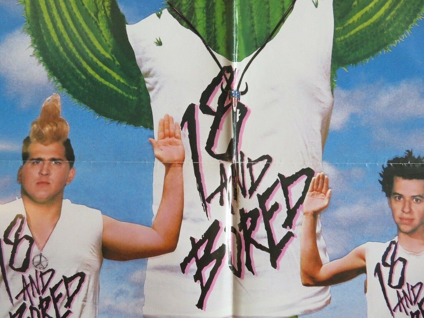 DUDES US ONE SHEET POSTER JON CRYER CATHERINE MARY STEWART 1987 Movie posters