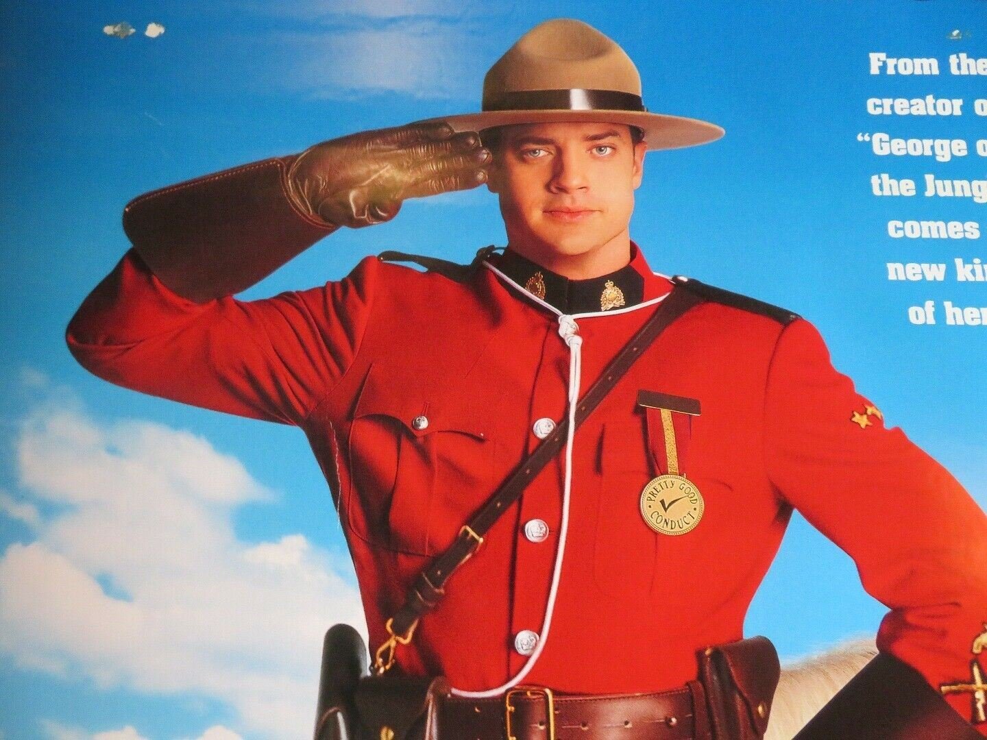 DUDLEY DO RIGHT US ONE SHEET ROLLED POSTER BRENDAN FRASER 1999 Movie posters