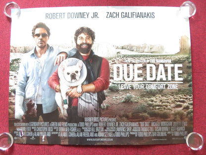 DUE DATE - B UK QUAD (30"x 40") ROLLED POSTER ROBERT DOWNEY JR. 2010 Rendezvous Cinema Movie posters
