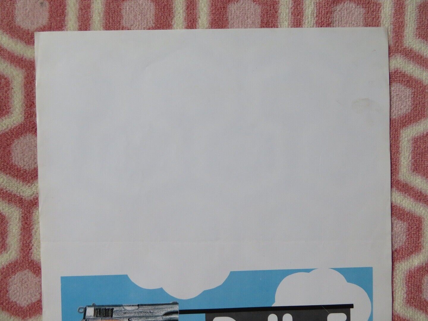 DUE FUGGI TIVI E MEZZ ITALIAN LOCANDINA (27.5"x13") POSTER PIERRE RICHARD 1988 Movie posters