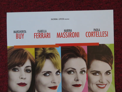 DUE PARTITE ITALIAN LOCANDINA POSTER ISABELLA FERRARI MARGHERITA BUY 2009 Rendezvous Cinema Movie posters