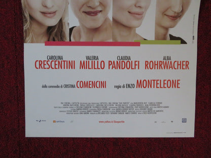 DUE PARTITE ITALIAN LOCANDINA POSTER ISABELLA FERRARI MARGHERITA BUY 2009 Rendezvous Cinema Movie posters
