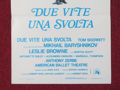 DUE VITE UNA SVOLTA ITALIAN LOCANDINA POSTER SHIRLEY MACLAINE ANNE BANCROFT 1978 Rendezvous Cinema Movie posters