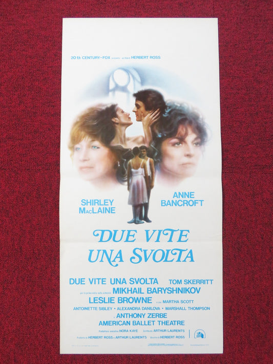 DUE VITE UNA SVOLTA ITALIAN LOCANDINA POSTER SHIRLEY MACLAINE ANNE BANCROFT 1978 Rendezvous Cinema Movie posters