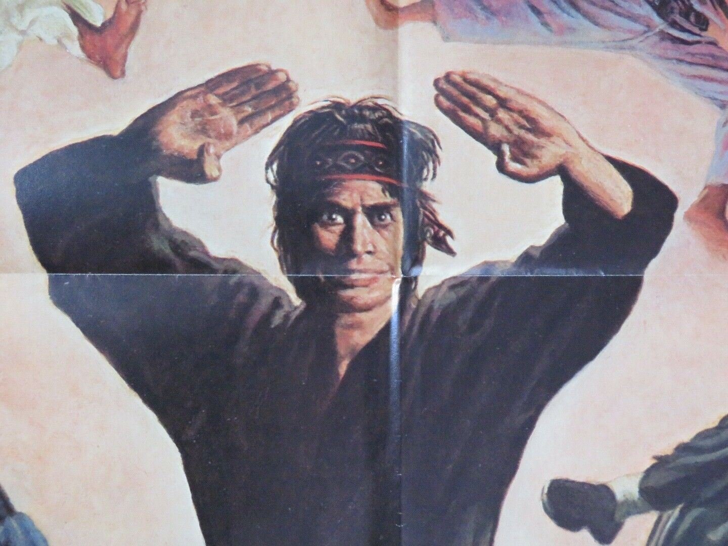 DUEL OF THE 7 TIGERS FOLDED US ONE SHEET POSTER YANG PAN PAN LAM MAN WEI 1982 - Rendezvous Cinema