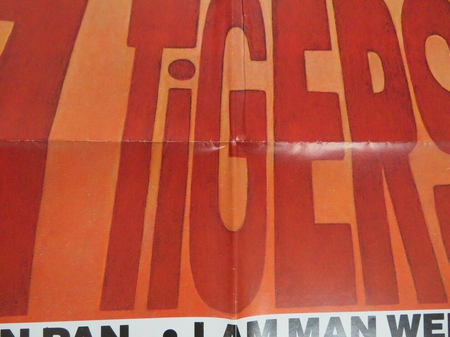 DUEL OF THE 7 TIGERS FOLDED US ONE SHEET POSTER YANG PAN PAN LAM MAN WEI 1982 - Rendezvous Cinema