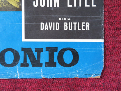 DUELLO A SANT ANTONIO ITALIAN FOGLIO POSTER ERROL FLYNN ALEXIS SMITH 1945 Rendezvous Cinema Movie posters