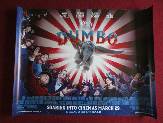 DUMBO UK QUAD (30"x 40") ROLLED POSTER COLIN FARRELL MICHAEL KEATON 2019 Rendezvous Cinema Movie posters