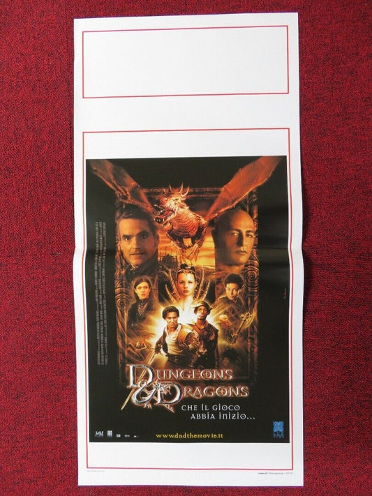 DUNGEONS AND DRAGONS ITALIAN LOCANDINA (27.5"x13") POSTER MARLON WAYANS 2002 Movie posters