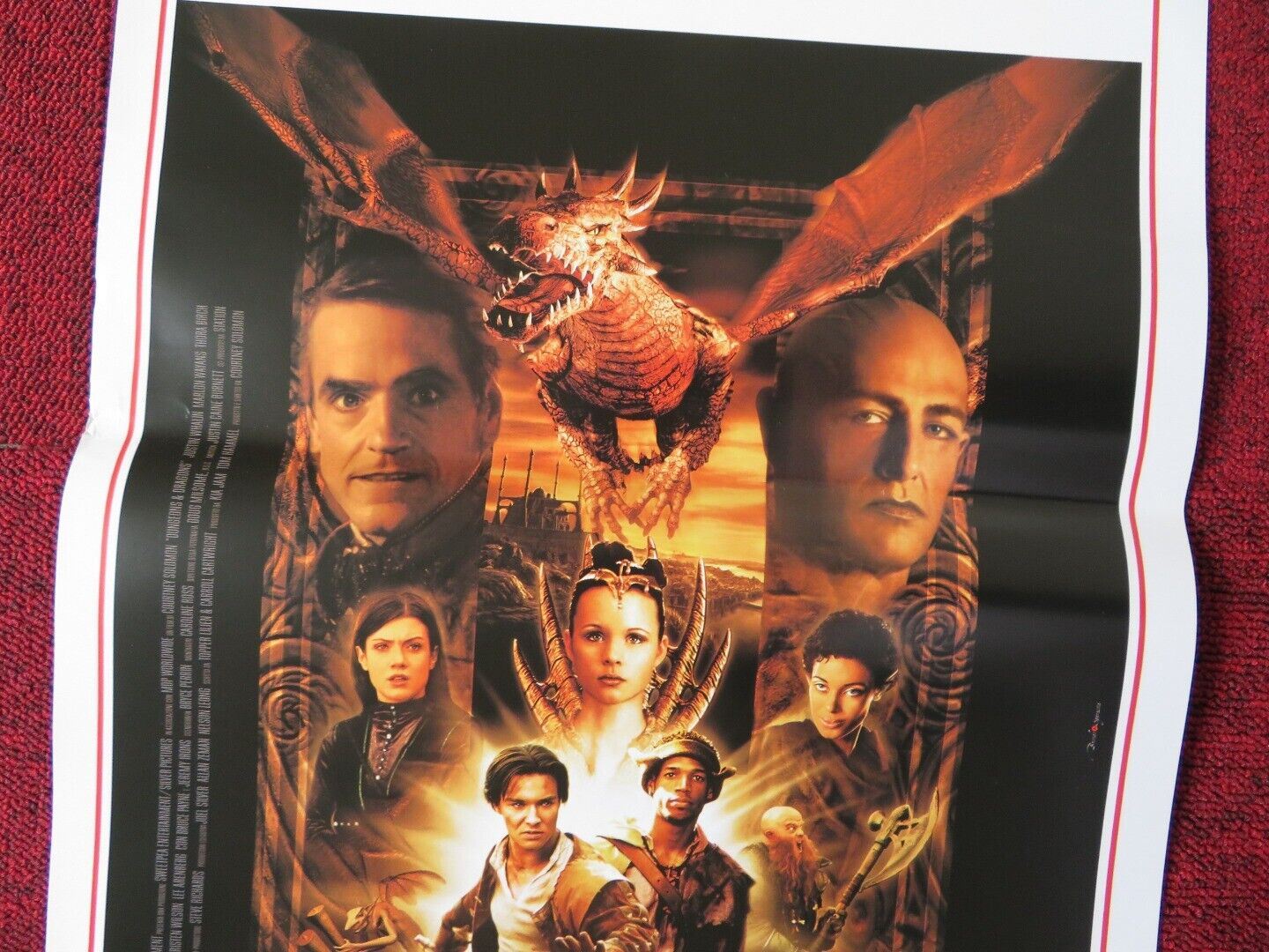 DUNGEONS AND DRAGONS ITALIAN LOCANDINA (27.5"x13") POSTER MARLON WAYANS 2002 Movie posters