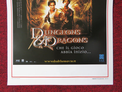 DUNGEONS AND DRAGONS ITALIAN LOCANDINA (27.5"x13") POSTER MARLON WAYANS 2002 Movie posters