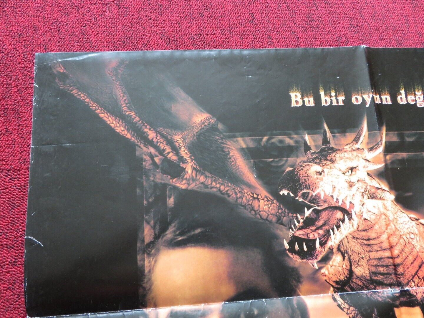 DUNGEONS & DRAGONS FOLDED TURKISH ONE SHEET POSTER JEREMY IRONS BRUCE PAYNE 2000 - Rendezvous Cinema