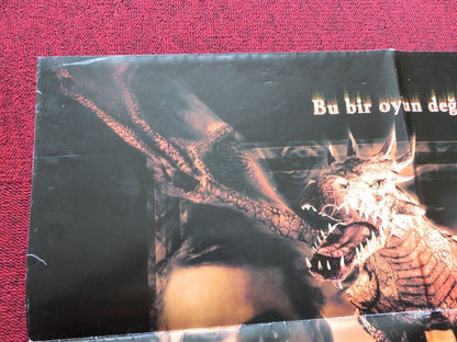 DUNGEONS & DRAGONS FOLDED TURKISH ONE SHEET POSTER JEREMY IRONS BRUCE PAYNE 2000 - Rendezvous Cinema