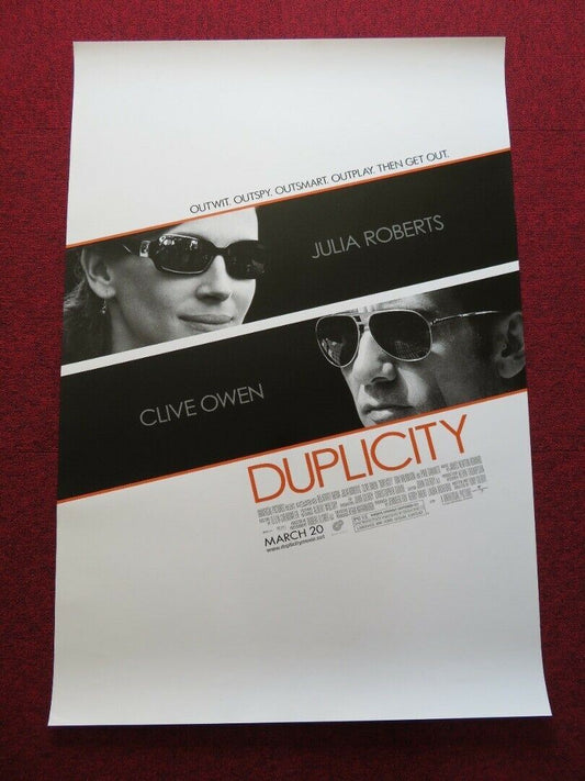 DUPLICITY US ONE SHEET ROLLED POSTER JULIA ROBERTS CLIVE OWEN 2009 Movie posters
