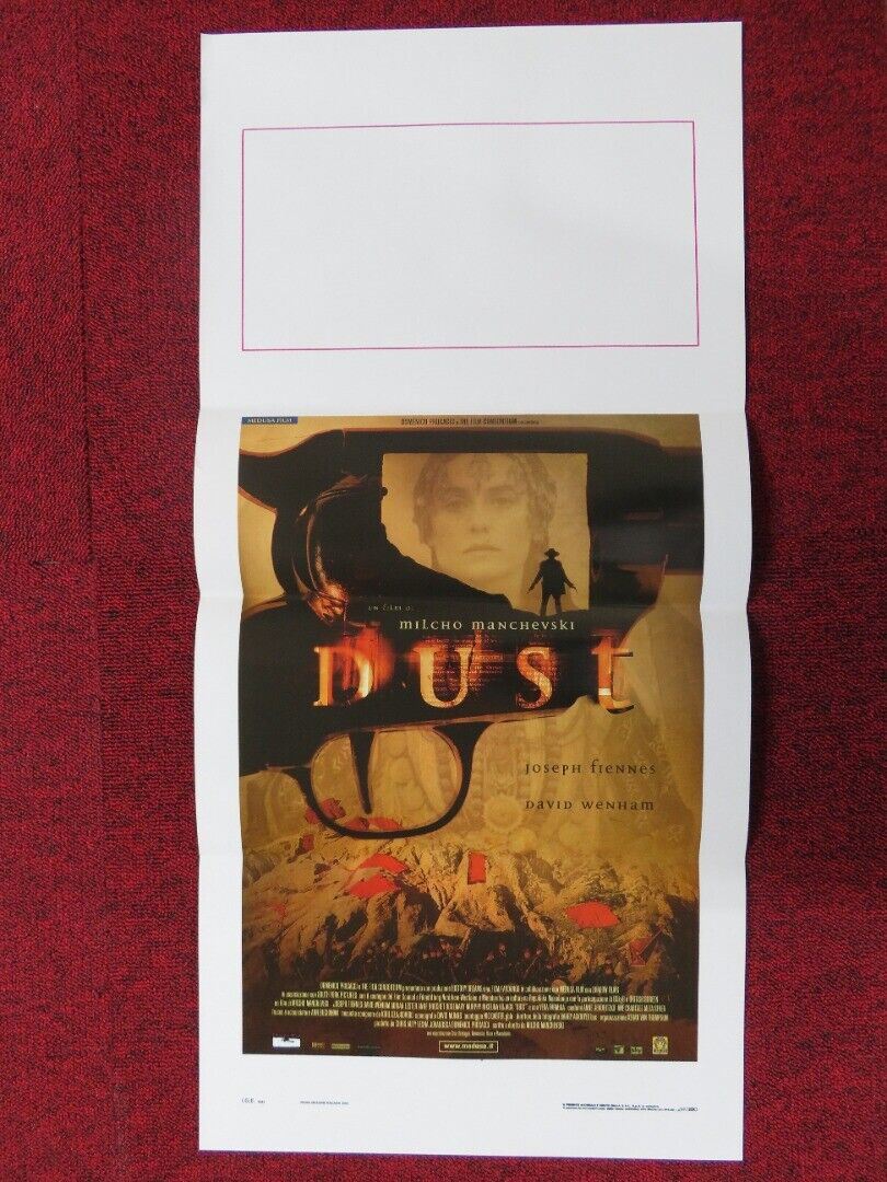 DUST ITALIAN LOCANDINA (27.5"x13") POSTER JOSEPH FIENNES DAVID WENHAM 2001 Movie posters