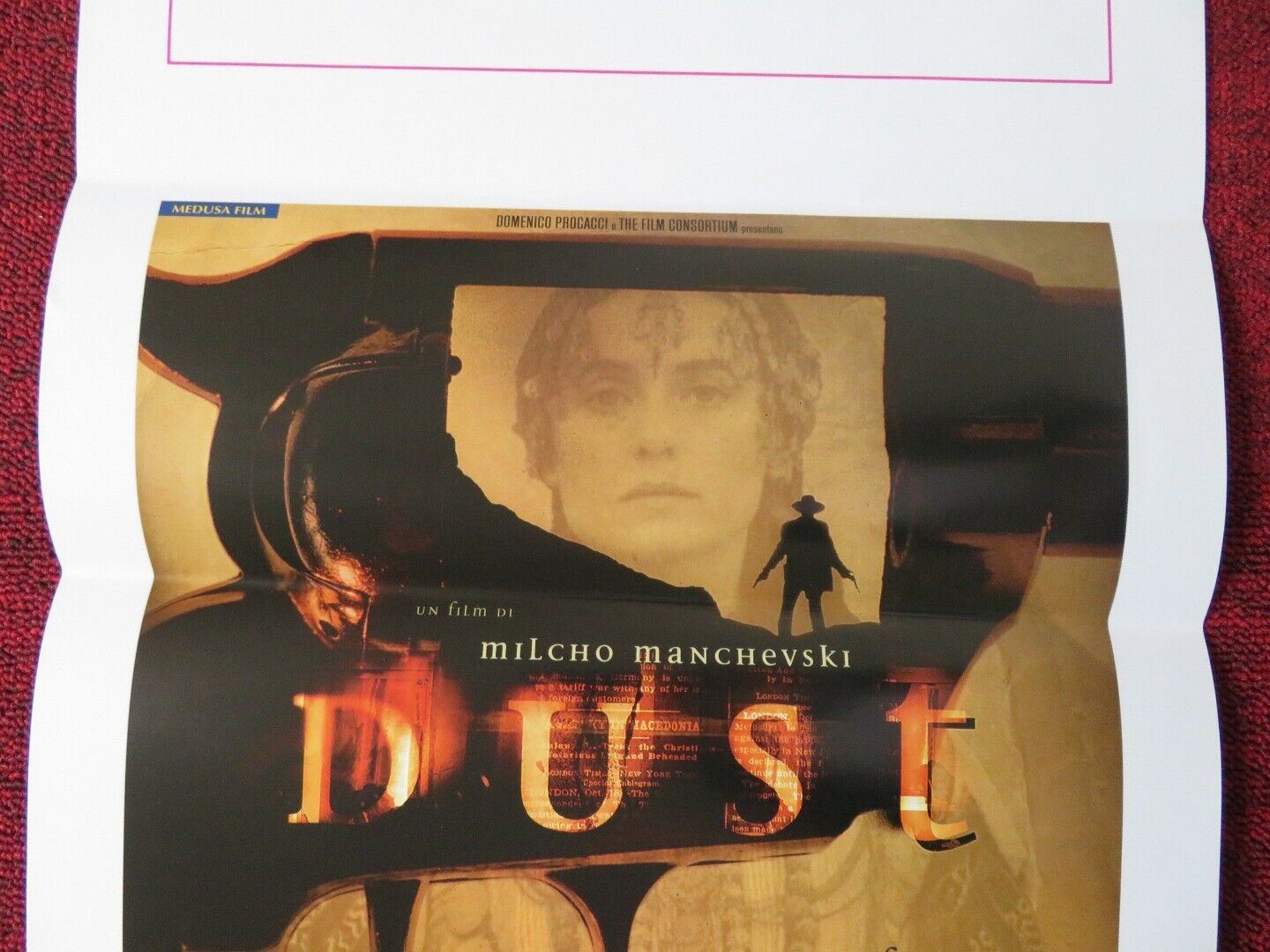 DUST ITALIAN LOCANDINA (27.5"x13") POSTER JOSEPH FIENNES DAVID WENHAM 2001 Movie posters