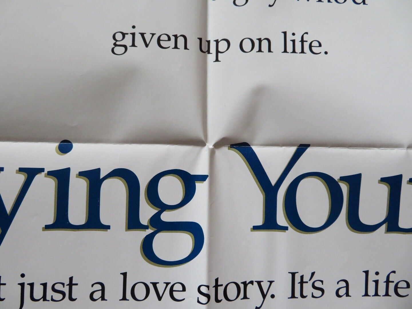 DYING YOUNG FOLDED US ONE SHEET POSTER JULIA ROBERTS CAMPBELL SCOTT 1991 Movie posters