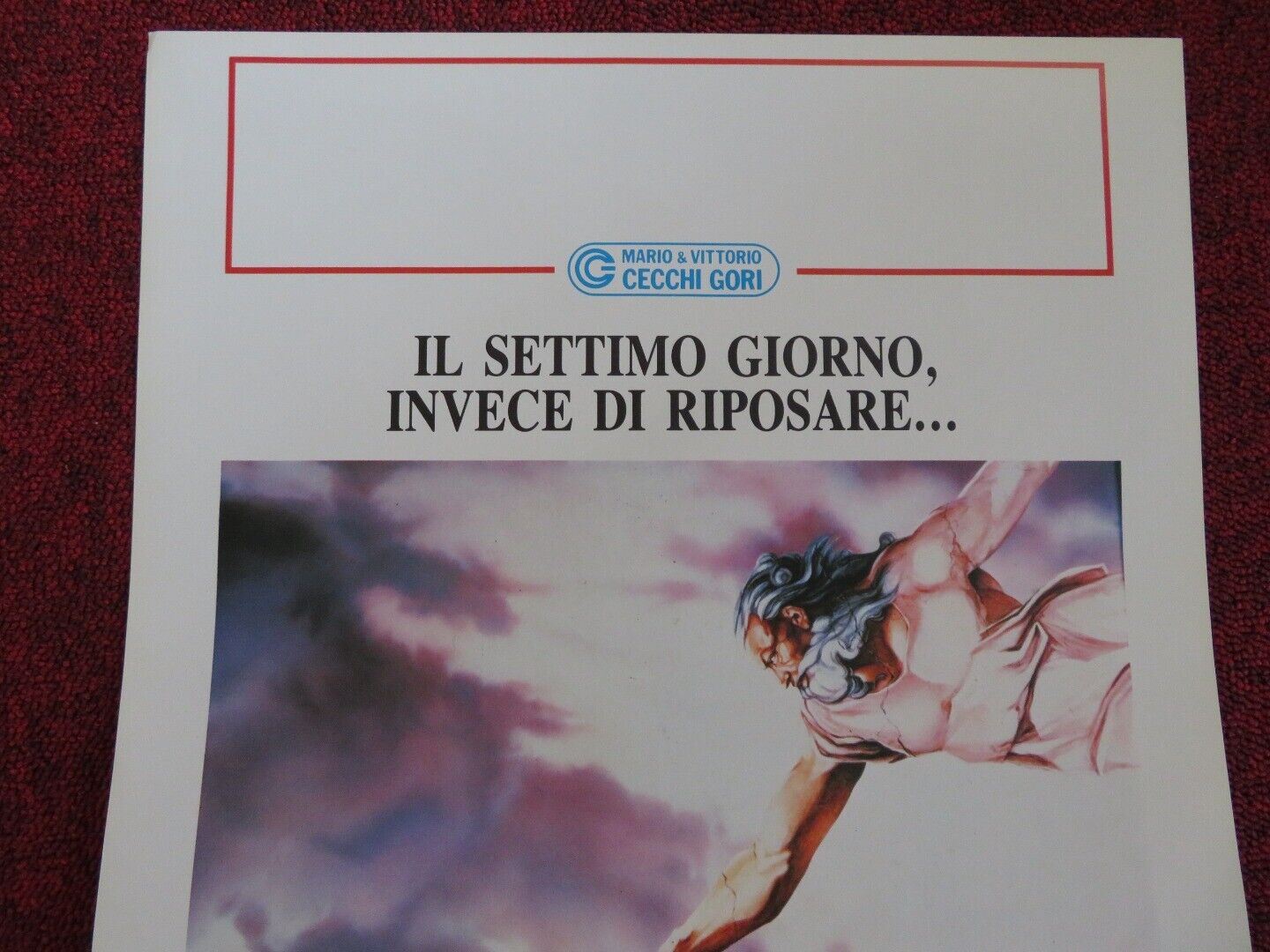 E DIO CREO LA DONNA ITALIAN LOCANDINA (27.5"x13") POSTER ROGER VADIM 1988 - Rendezvous Cinema