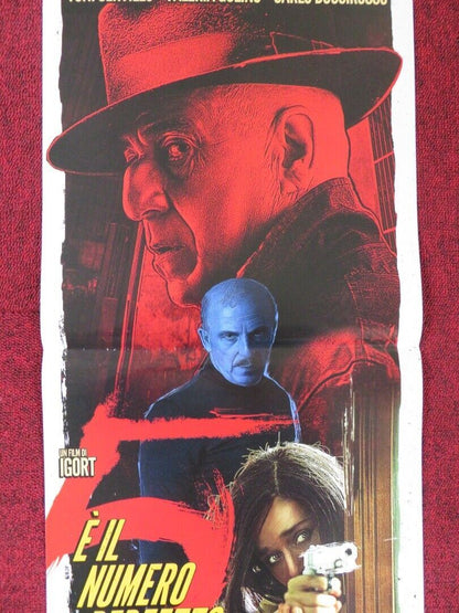 E IL NUMERO PERFETTO ITALIAN LOCANDINA (26.5"x12.5") POSTER TONI SERVILLO 2019 Rendezvous Cinema Movie posters