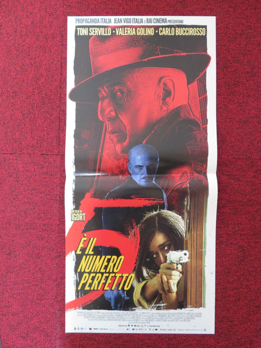 E IL NUMERO PERFETTO ITALIAN LOCANDINA POSTER TONI SERVILLO VALERIA GOLINO 2019 Rendezvous Cinema Movie posters