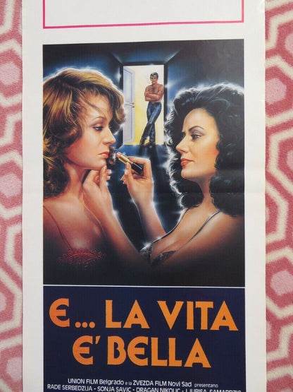 E... LA VITA E' BELLA /Life Is Beautiful ITALIAN LOCANDINA (27.5"x13.5") POSTER Movie posters