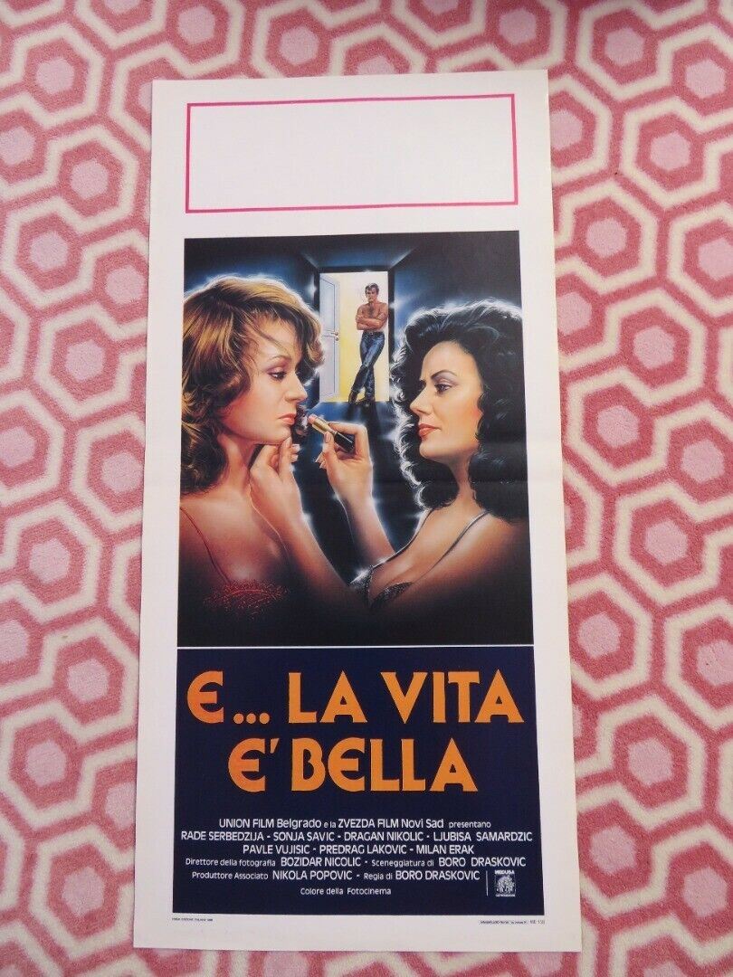 E... LA VITA E' BELLA /Life Is Beautiful ITALIAN LOCANDINA (27.5"x13.5") POSTER Movie posters
