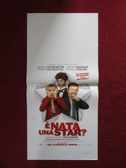 E NATA UNA STAR? ITALIAN LOCANDINA POSTER LUCIANA LITTIZZETTO ROCCO PAPALEO 2012 Rendezvous Cinema Movie posters