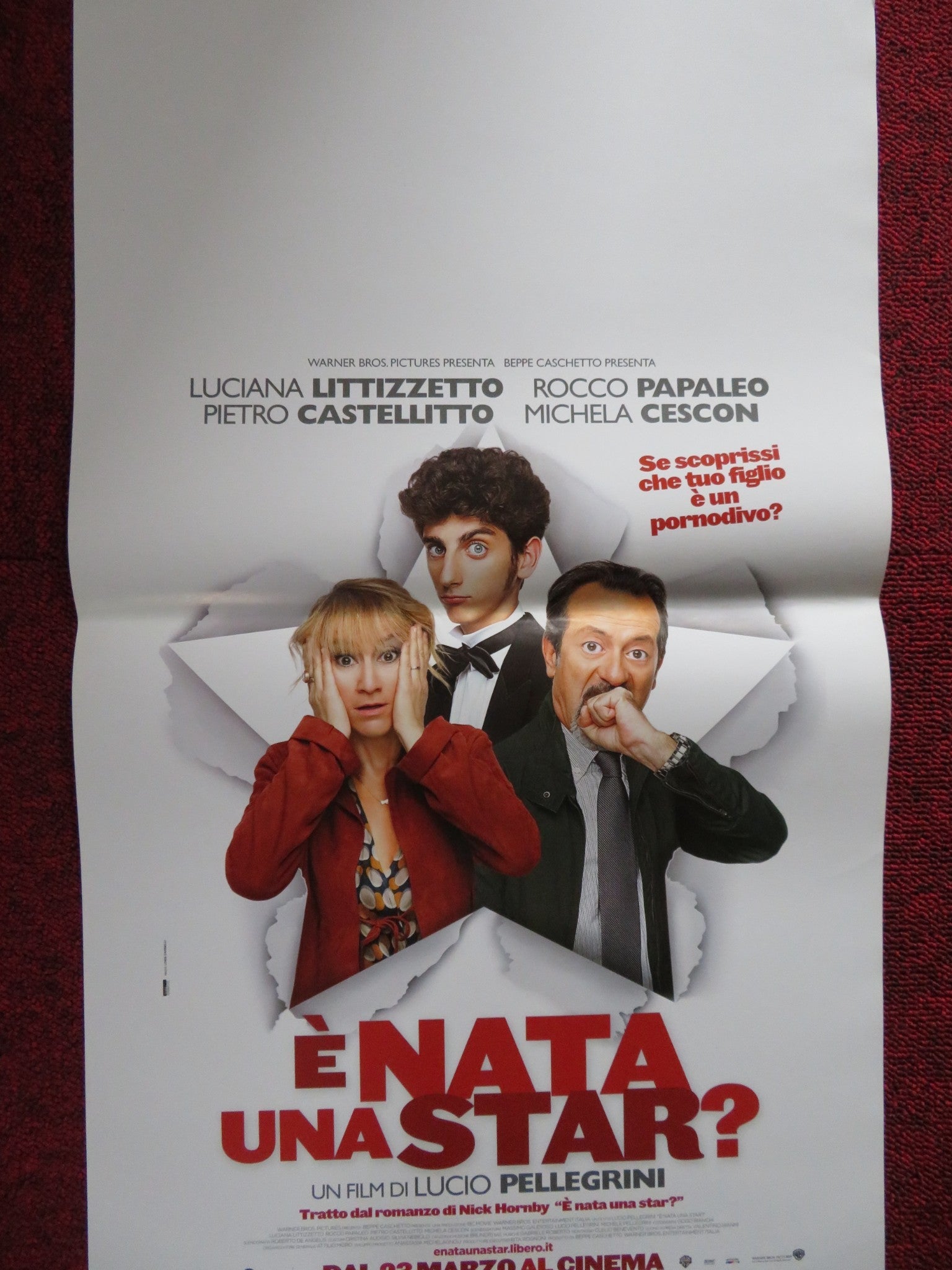 E NATA UNA STAR? ITALIAN LOCANDINA POSTER LUCIANA LITTIZZETTO ROCCO PAPALEO 2012 Rendezvous Cinema Movie posters