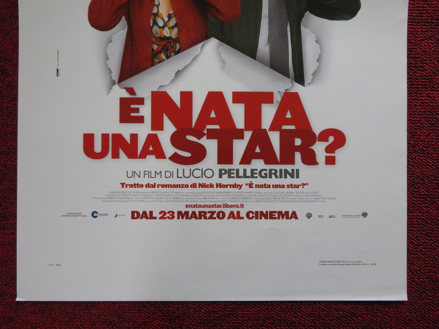 E NATA UNA STAR? ITALIAN LOCANDINA POSTER LUCIANA LITTIZZETTO ROCCO PAPALEO 2012 Rendezvous Cinema Movie posters