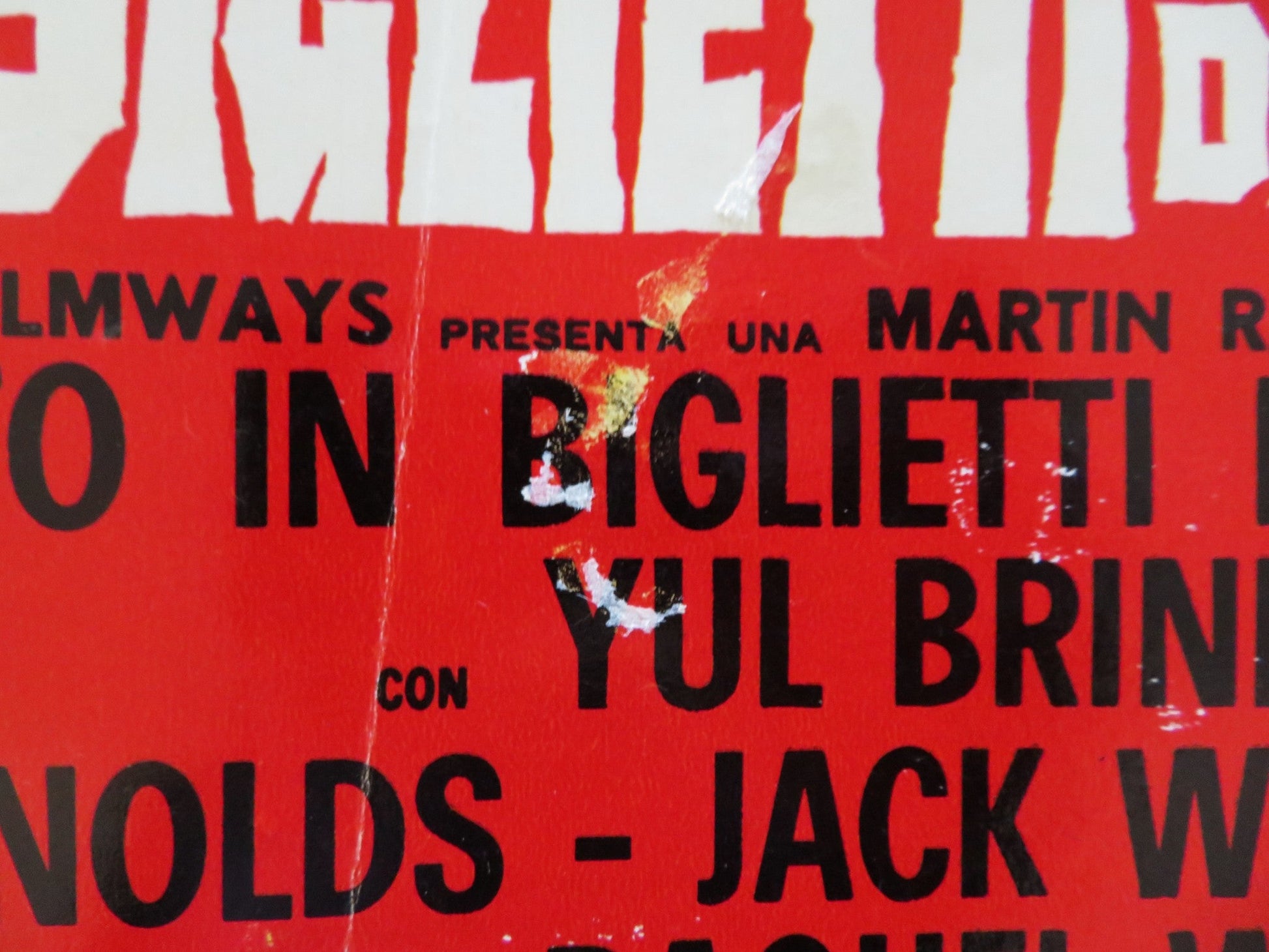 E TUTTO IN BIGLIETTI DI PICCOLO TAGLIO - B ITALIAN FOTOBUSTA POSTER REYNOLDS '72 Rendezvous Cinema Movie posters