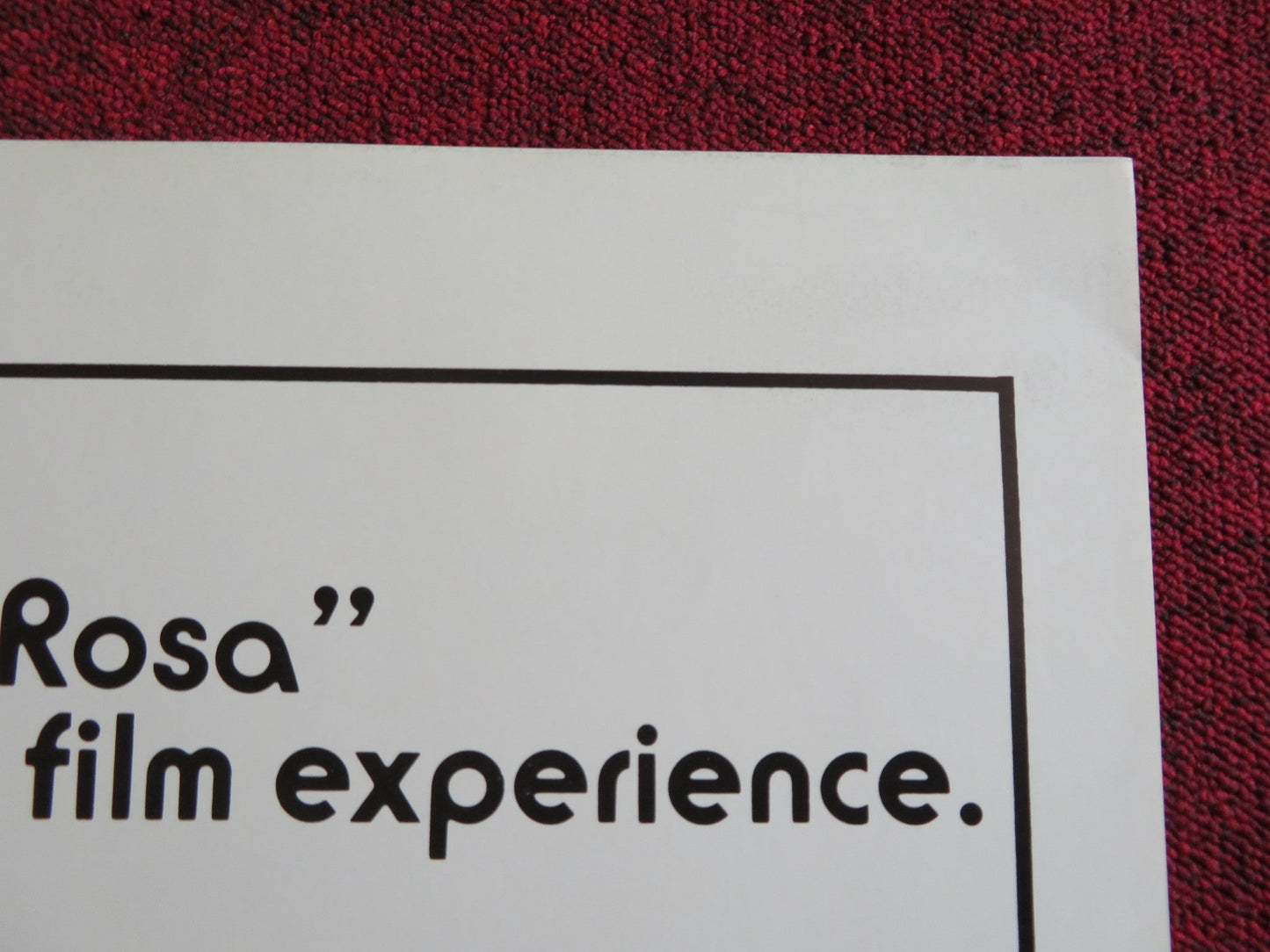 EACH OTHER US TRI FOLDED ONE SHEET ROLLED POSTER MICHAL - BAT ADAM B CATILLON 1979 Rendezvous Cinema Movie posters