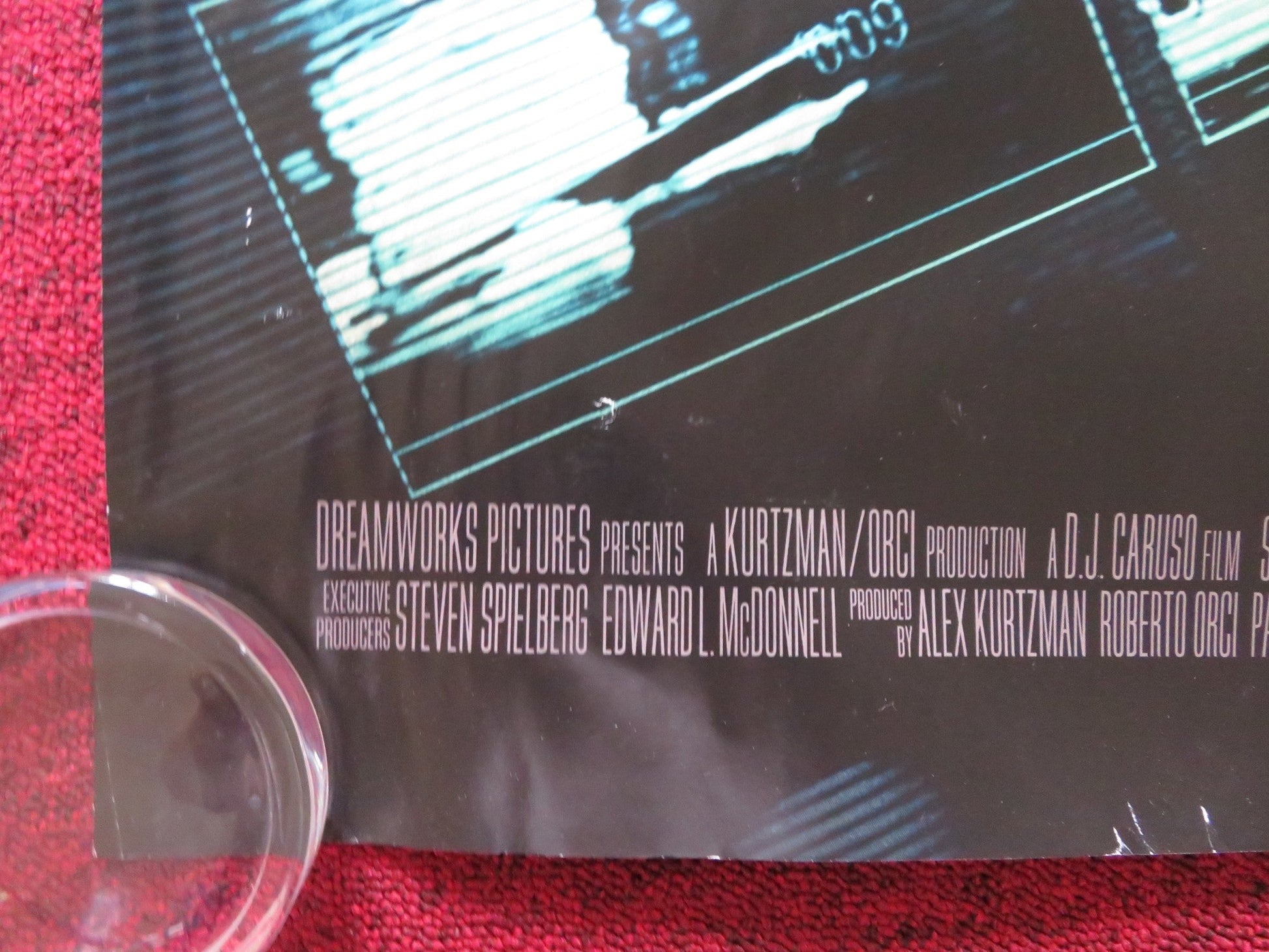 EAGLE EYE QUAD (30"x 40") ROLLED POSTER SHIA LABEOUF MICHELLE MONAGHAN 2008 Rendezvous Cinema Movie posters