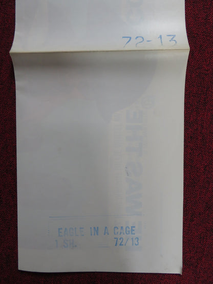 EAGLE IN A CAGE FOLDED US ONE SHEET POSTER BILLIE WHITELAW RALPH RICHARDSON 1972 Rendezvous Cinema Movie posters