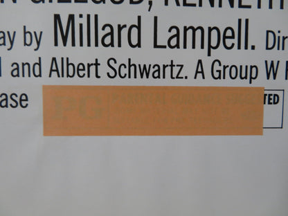 EAGLE IN A CAGE FOLDED US ONE SHEET POSTER BILLIE WHITELAW RALPH RICHARDSON 1972 Rendezvous Cinema Movie posters