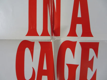 EAGLE IN A CAGE FOLDED US ONE SHEET POSTER BILLIE WHITELAW RALPH RICHARDSON 1972 Rendezvous Cinema Movie posters
