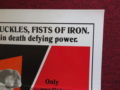 EAGLE VS SILVER FOX / FIST OF GOLDEN MONKEY US ONE SHEET ROLLED POSTER 1983 Movie posters