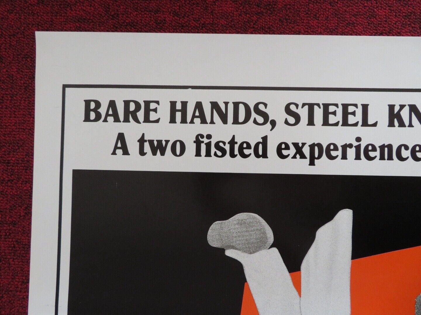 EAGLE VS SILVER FOX / FIST OF GOLDEN MONKEY US ONE SHEET ROLLED POSTER 1983 Movie posters