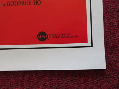 EAGLE VS SILVER FOX / FIST OF GOLDEN MONKEY US ONE SHEET ROLLED POSTER 1983 Movie posters