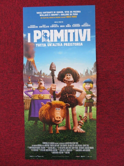 EARLY MAN ITALIAN LOCANDINA (26.5"x12.5") POSTER NICK PARK TIMOTHY SPALL 2018 Rendezvous Cinema Movie posters
