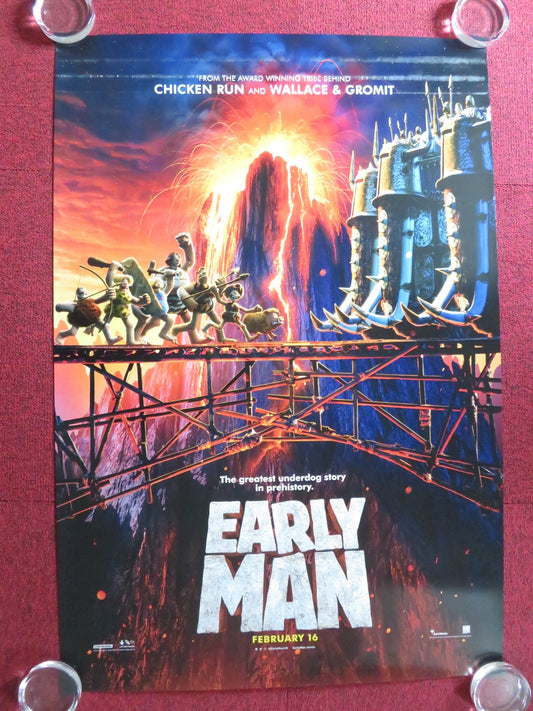EARLY MAN US ONE SHEET ROLLED POSTER EDDIE REDMAYNE TOM HIDDLESTON 2018 Rendezvous Cinema Movie posters
