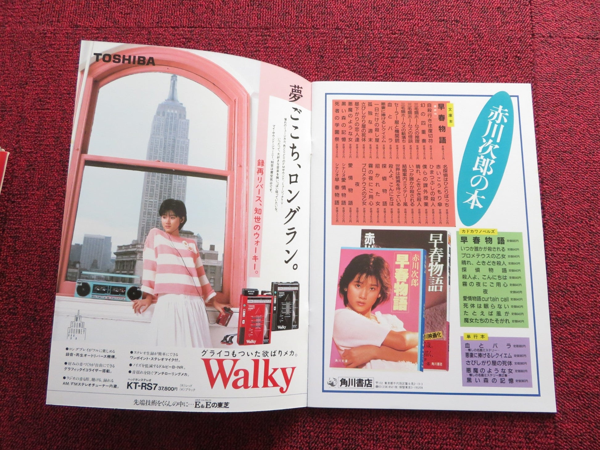 EARLY SPRING STORY JAPANESE BROCHURE / PRESS BOOK T.HARADA RYUZO HAYASHI 1985 Rendezvous Cinema Movie posters