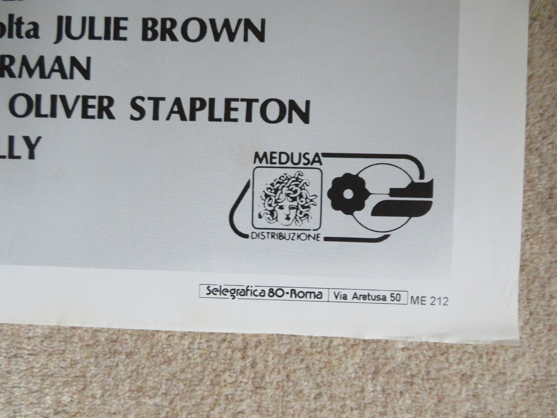 EARTH GIRLS ARE EASY ITALIAN 2 FOGLIO POSTER JEFF GOLDBLUM J. CAREY G.DAVIS 1988 Rendezvous Cinema Movie posters