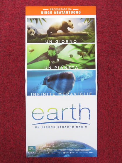 EARTH: ONE AMAZING DAY ITALIAN LOCANDINA POSTER ROBERT REDFORD JACKIE CHAN 2017 Rendezvous Cinema Movie posters